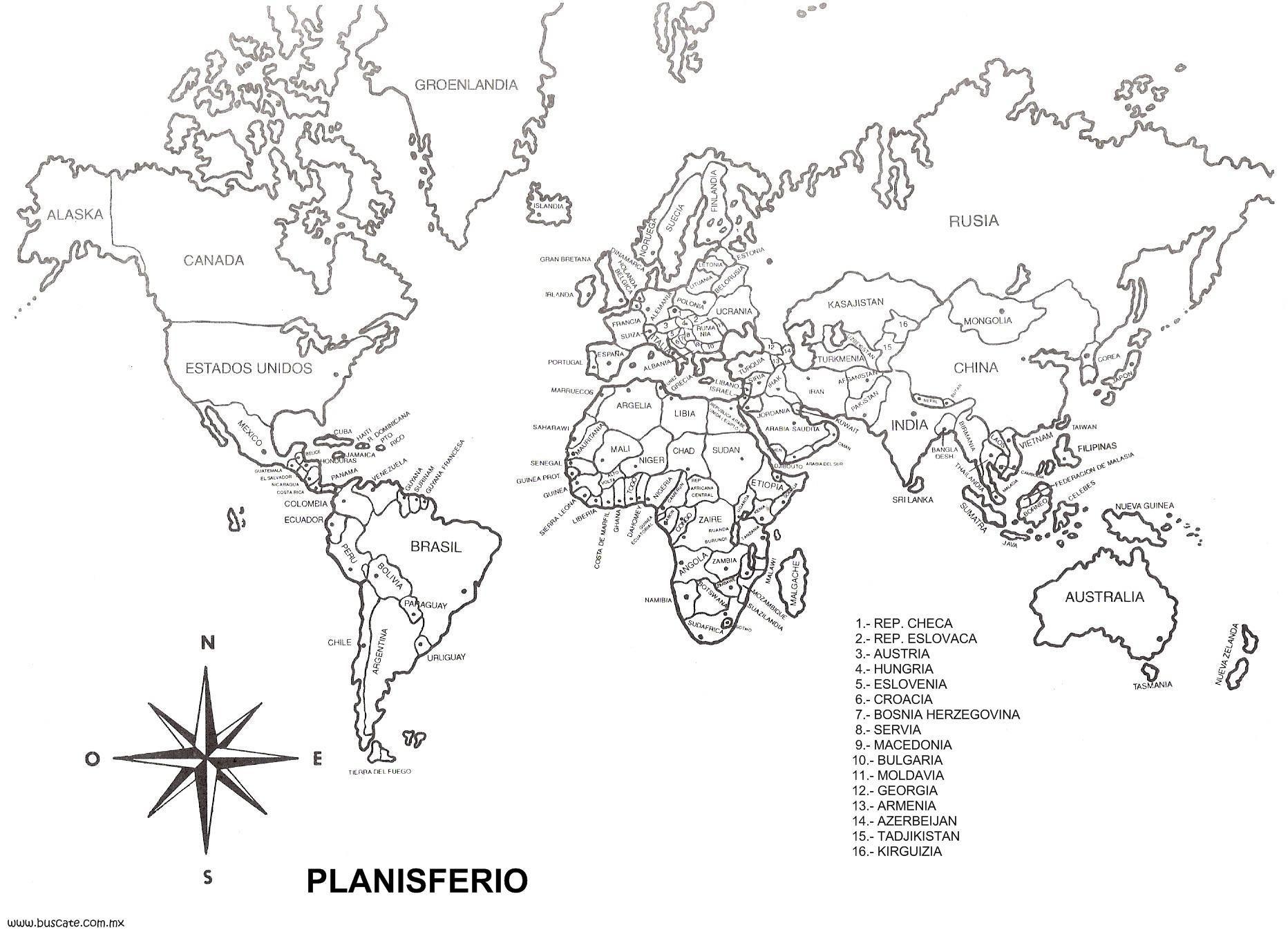 Featured image of post Mapamundi Para Imprimir Con Division Politica Un mapamundi pol tico es el que muestra la divisi n de la superficie terrestre seg n los diferentes pa ses que forman el mundo