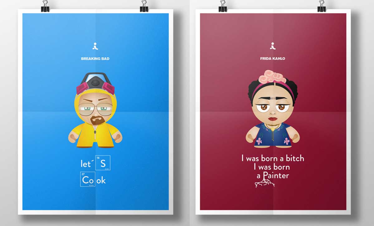 Celebridades y Famosos hechos caricaturas 