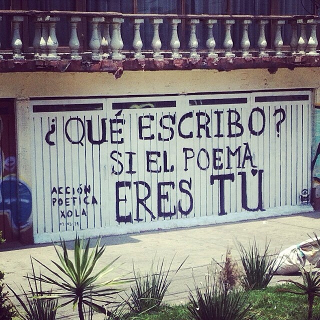 No hacen falta palabras, tú describes mi mundo… 