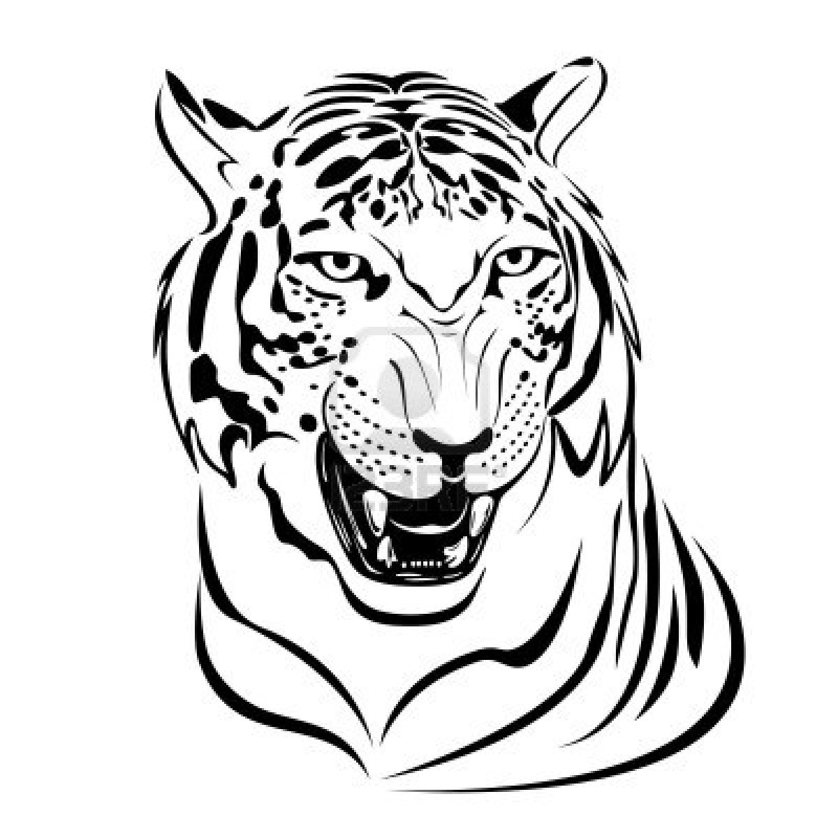 Dibujos de tigre para colorear
