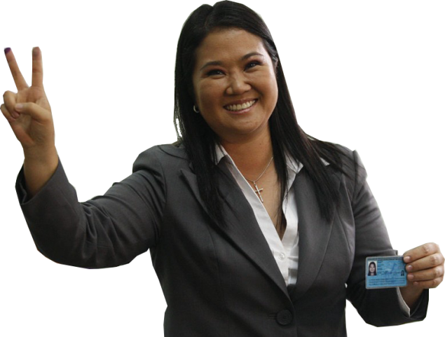 Keiko Fujimori PNG fondo transparente