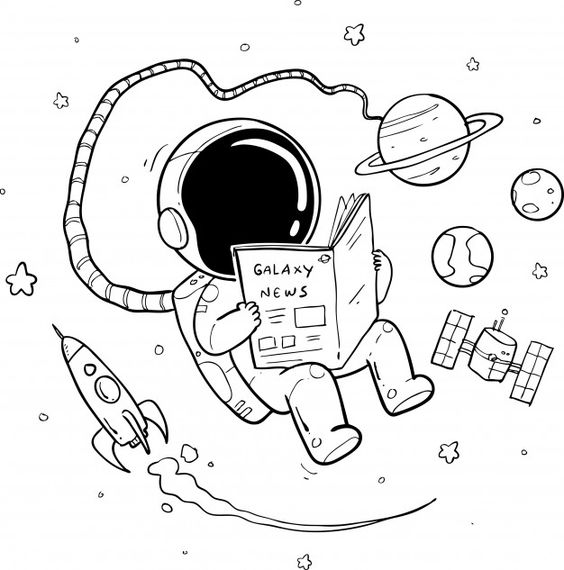Dibujos de astronauta