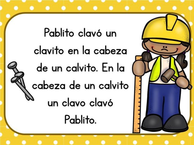 Trabalenguas y chistes 