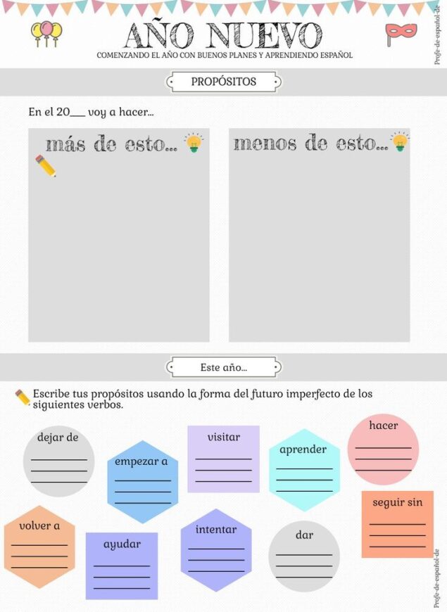 Propósitos de año nuevo 