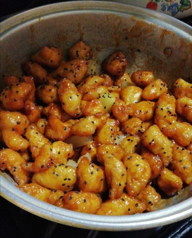 Receta de pollo a la miel 