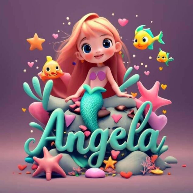 Nombres con diseño de la A a la F 