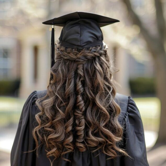 Peinados elegantes y fáciles para Brillar en tu Graduación 