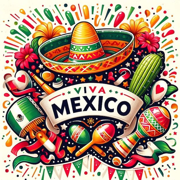 Viva México, colorido