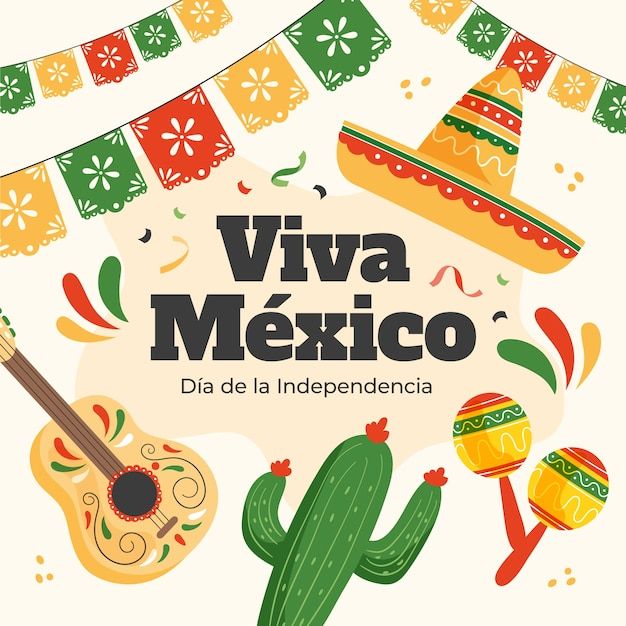 Viva México, día de la independencia