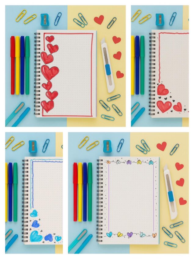 Ideas de márgenes para cuadernos 