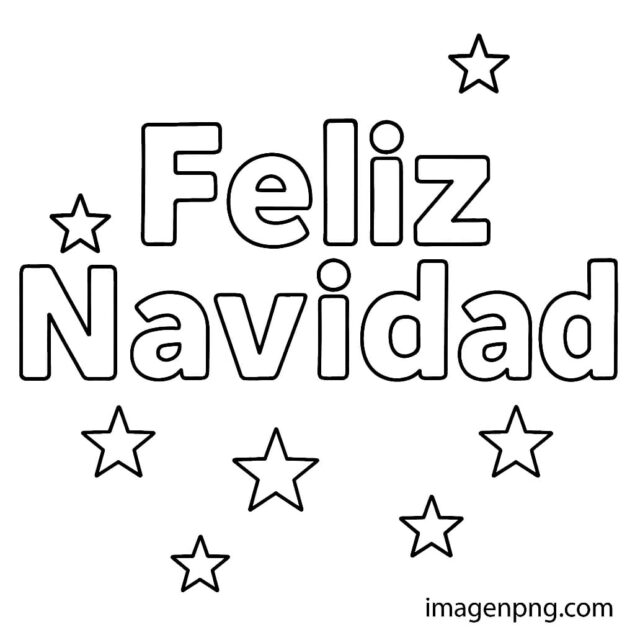 Dibujos de navidad para colorear 