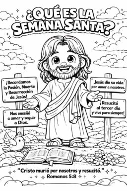 Imágenes de Semana Santa para colorear