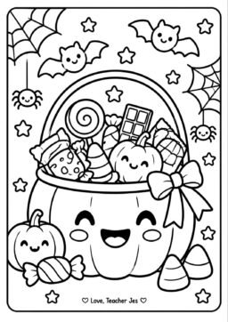 Calabaza de Halloween para colorear