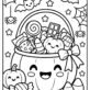 Calabaza de Halloween para colorear