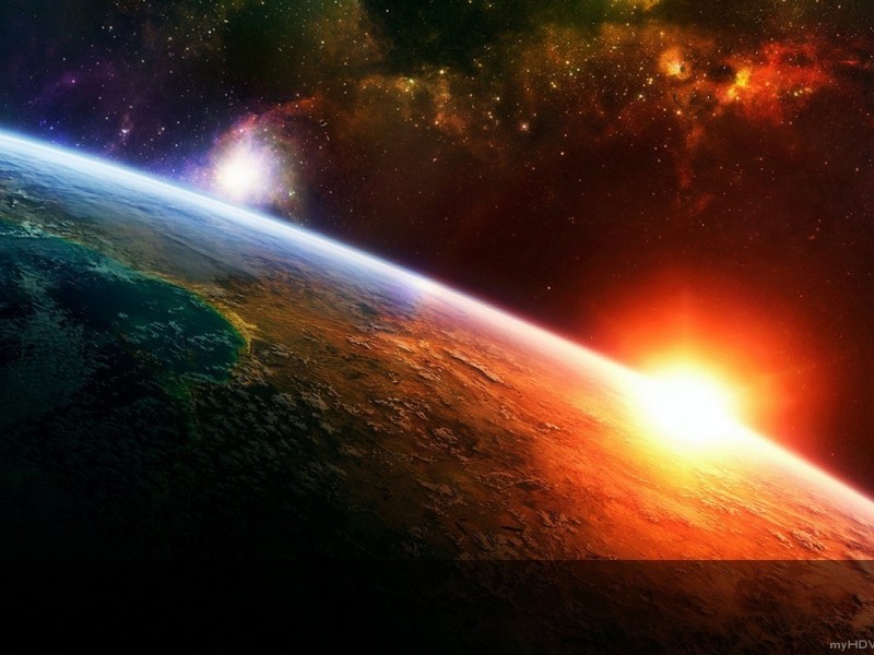 Fondo Puesta de tierra en Fondos de Pantalla 