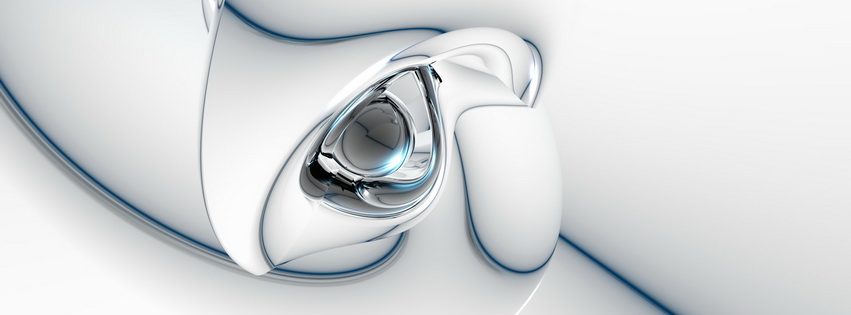 3d Swirl Eye Facebook Cover 