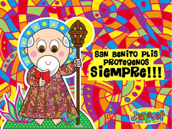 San Benito protegenos siempre 