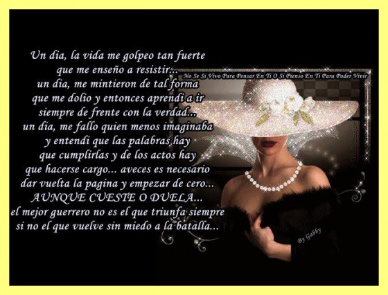 Aunque cueste o duela 