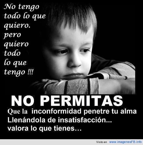 Evita la inconformidad 