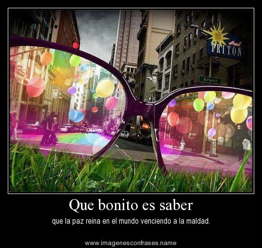 La paz reina en el mundo 