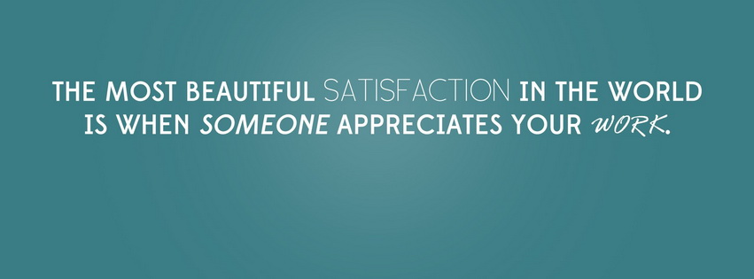 Appreciation Quote Facebook Cover 