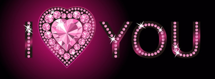I Love You Valentine Facebook Cover 