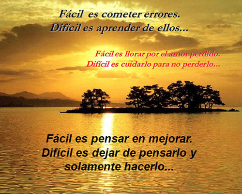 Es fácil cometer errores 