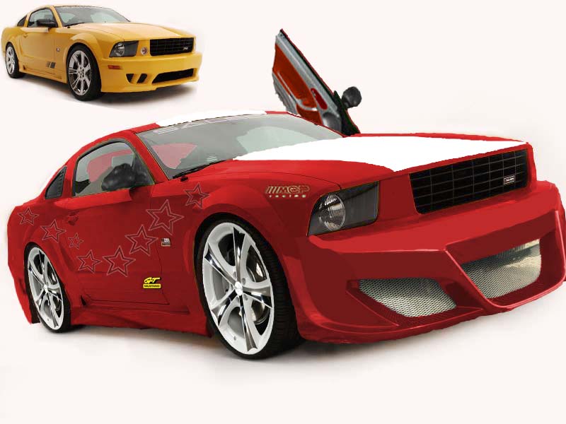 Fondo Red tuning mustang en Fondos de Pantalla 