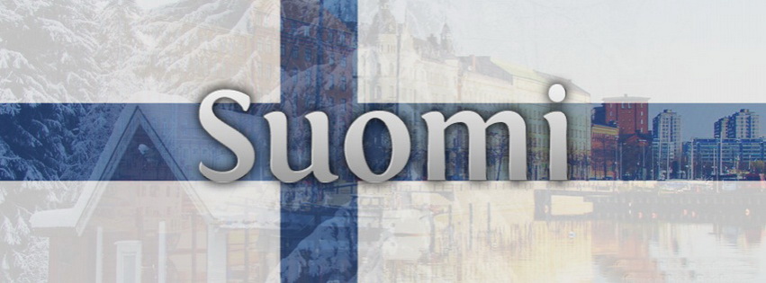 Suomi Finland Flag Facebook Cover 