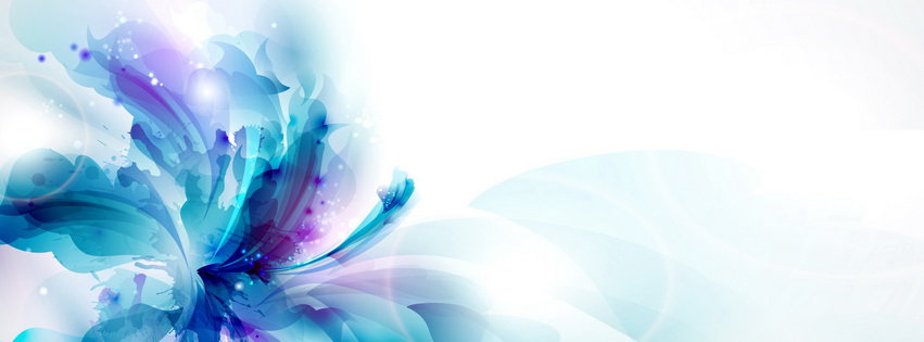 Abstract Flower Facebook Cover 