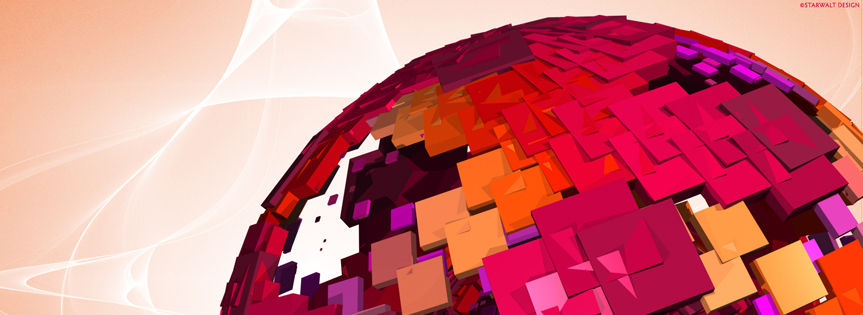 Abstract Globe Facebook Cover 