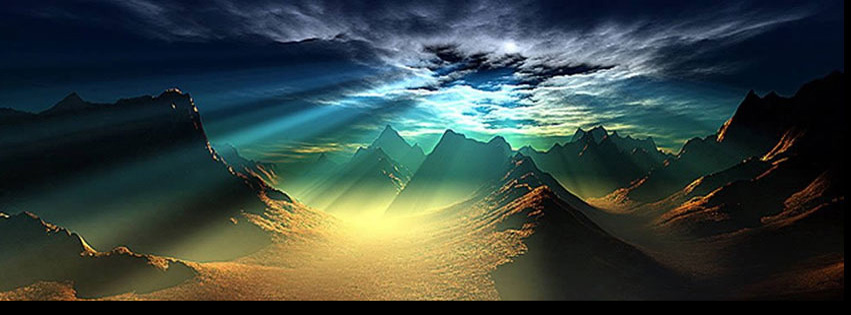 Abstract Landscape Facebook Cover 