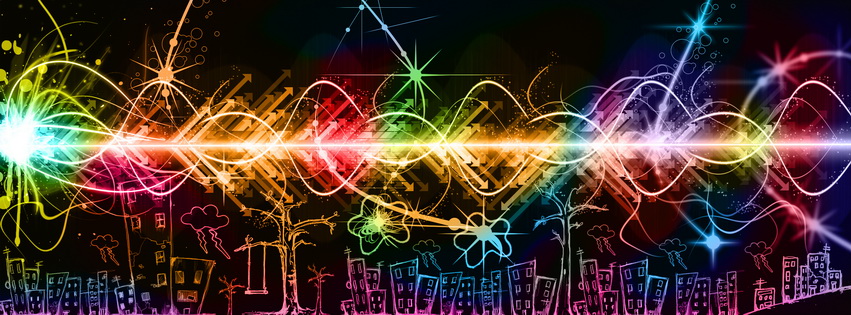 Abstract Artwork Facebook Cover 