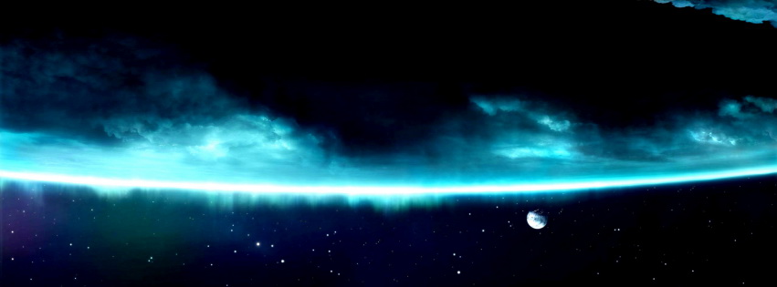 Aurora Borealis Dust Facebook Cover 