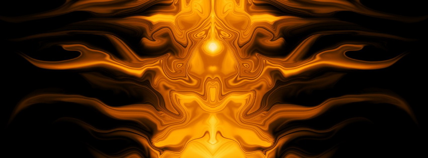 Black Fire Facebook Cover 