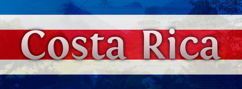 Costa Rica Flag Facebook Cover 