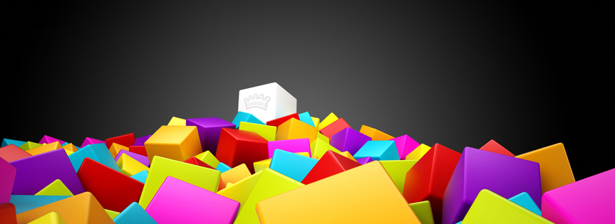 Cubes Facebook Cover 