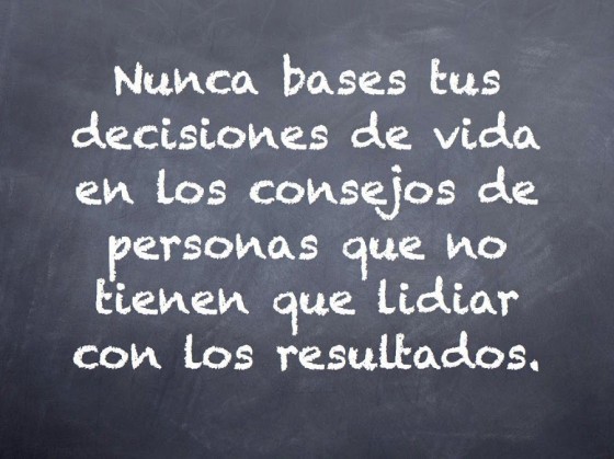 Los consejos de las personas 