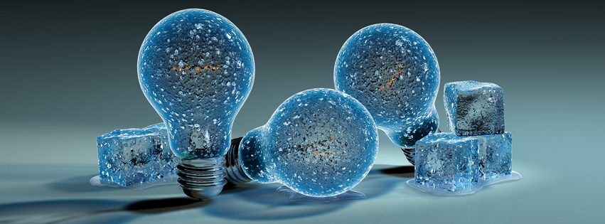 Frozen Light Bulbs Facebook Cover 