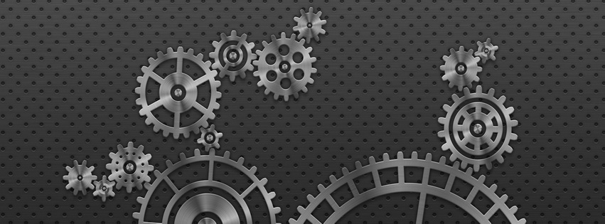 Gear Wheels Facebook Cover 