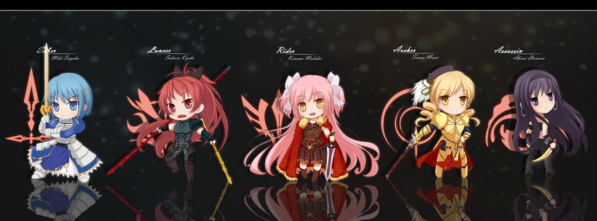 Gilgamesh Mahou Shoujo Madoka Magica Facebook Cover 