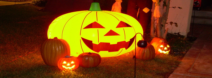 Halloweens Garden Facebook Cover 