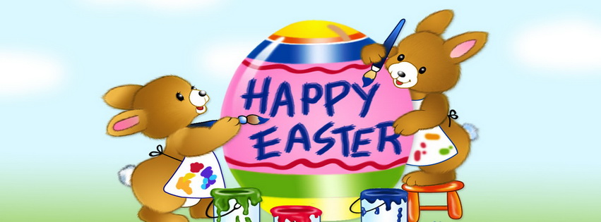 Happy Easter 3 Facebook Cover 