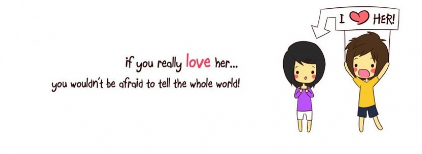 I Love Her Facebook Cover 