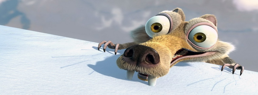 Ice Age Scrat Facebook Cover 