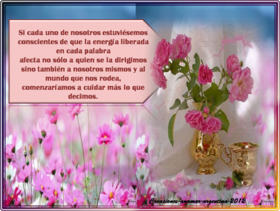 Palabras con energía liberada 