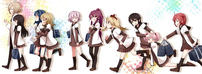 Manga Girls Facebook Cover 