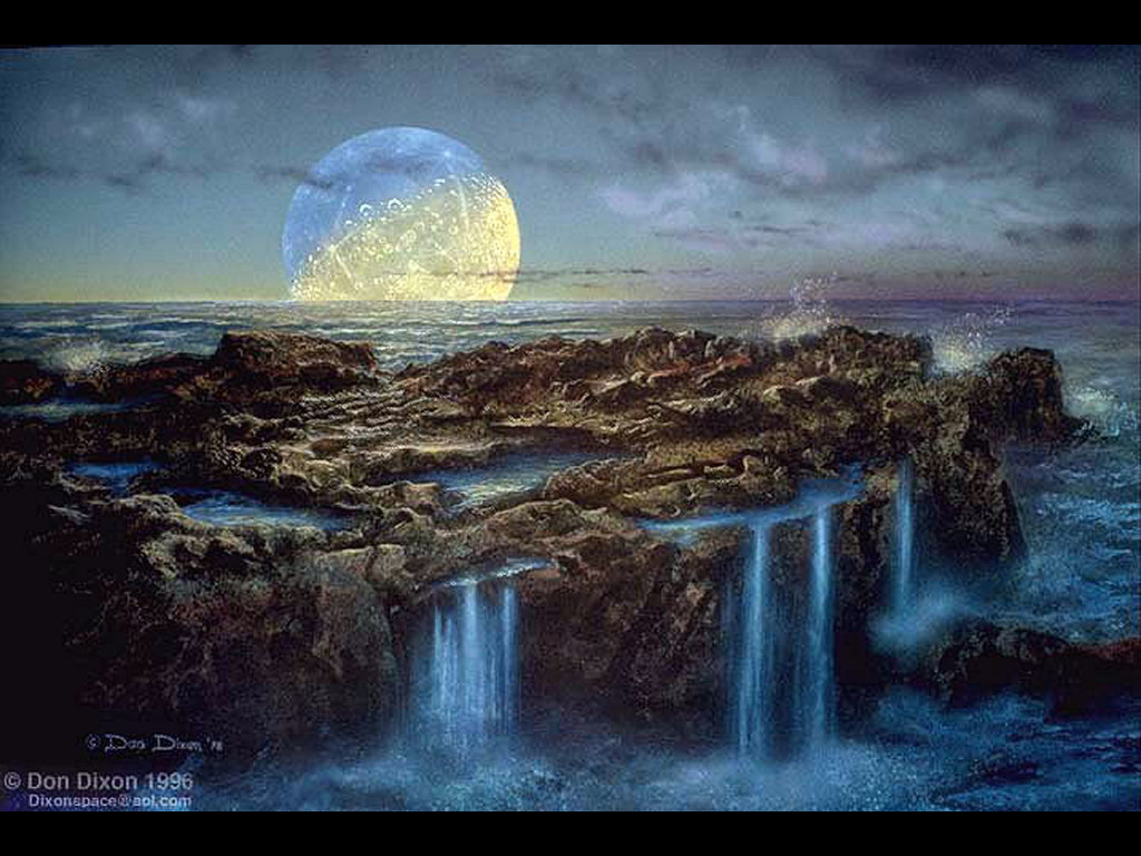 Fondo Moon rise en Fondos de Pantalla 