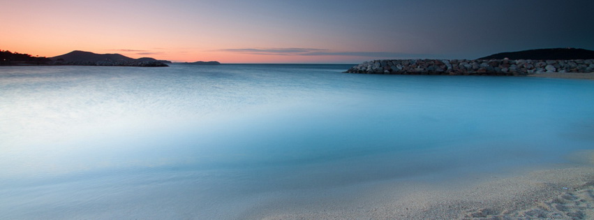 Morning Beach 1440×900 Facebook Cover 