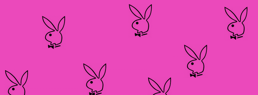 Playboy Bunny Pink Facebook Cover 